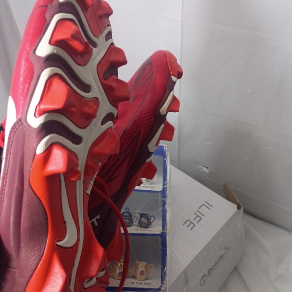 Nike Force Trout 8 Keystone Baseball Cleats Men's Size 8.5 Red White - Picture 2 of 5